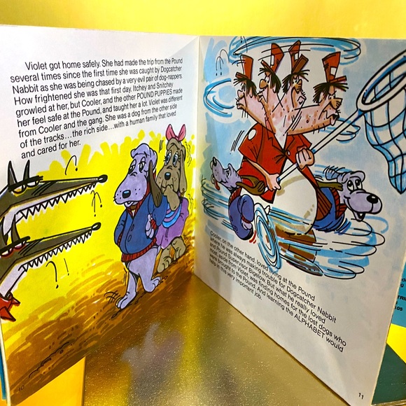 POUND PUPPIES VINTAGE 1985 IN FUN FROM A TO Z FULL COLOR BOOK 24 PAGE - Picture 6 of 15